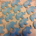 Iced Elephant Cookies 