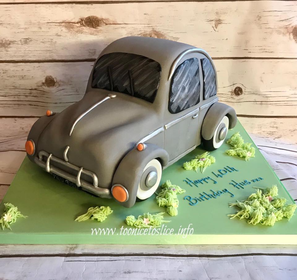 Frosting Friday! Classic car cake request 🐴 : r/FondantHate
