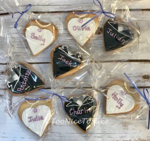 Bride & Groom Cookie Favours